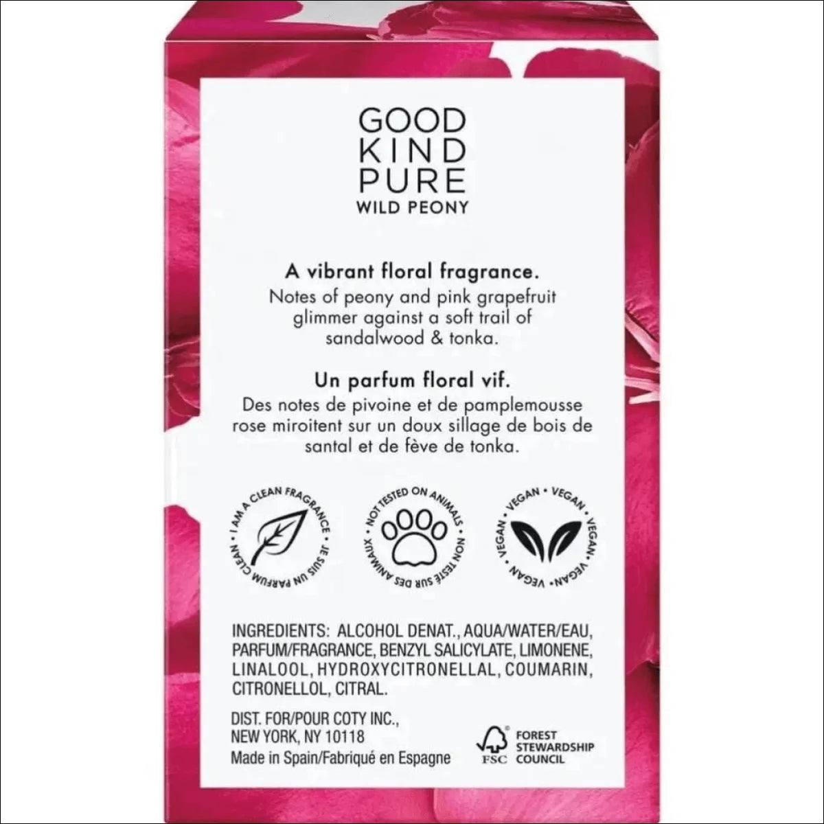 Wild Peony Good Kind Pure Eau De Toilette - Perfume Feminino 30ml - Jm Grife