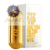 212 VIP Carolina Herrera Feminino - Perfume Eau de Parfum com Baunilha e Almíscar, Elegância e Sofisticação - Jm Grife