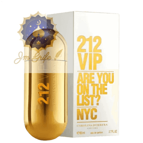 212 VIP Carolina Herrera Feminino - Perfume Eau de Parfum com Baunilha e Almíscar, Elegância e Sofisticação - Jm Grife