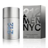 Perfume Carolina Herrera  212 Men Eau de Toilette -Masculino   Amadeirado Fresco Para Homens Sofisticados - Jm Grife
