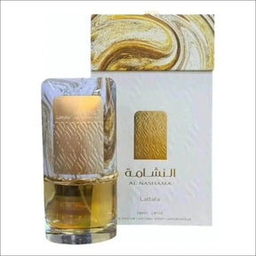 Al Nashama Lattafa 100ml Eau De Parfum Compartilhável com Notas de Bergamota e Couro Saffiano - Jm Grife - Al Nashama Lattafa,Couro Saffiano,Eau De Parfum,Notas de Bergamota,optimized - Jm Grife - Al Nashama Lattafa 100ml Eau De Parfum Compartilhável com Notas de Bergamota e Couro Saffiano