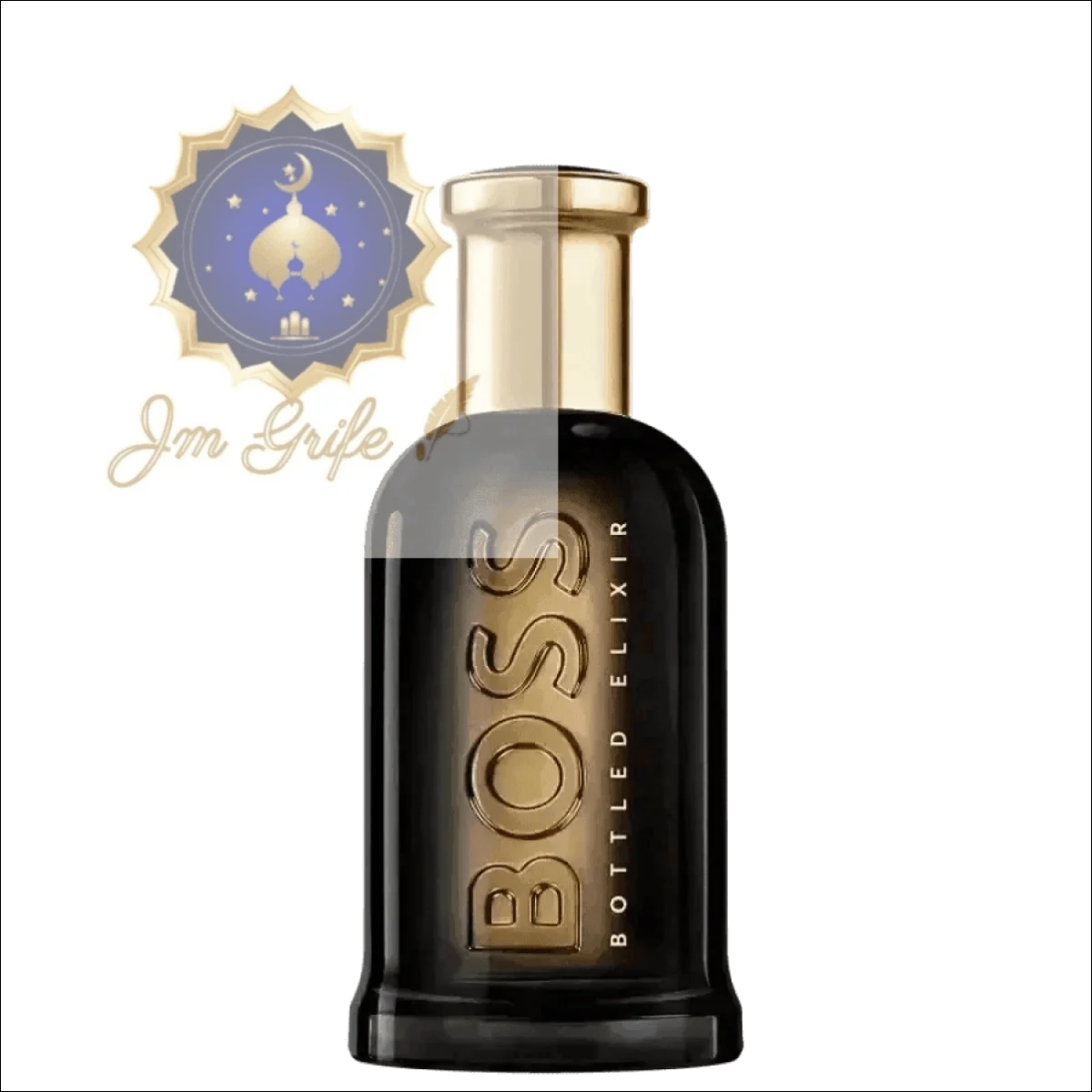 Boss Bottled Elixir Masculino 100ml Eau de Parfum Amadeirado com Olíbano e Patchouli - Jm Grife