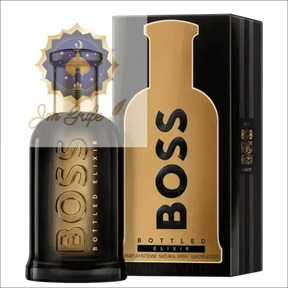Boss Bottled Elixir Masculino 100ml Eau de Parfum Amadeirado com Olíbano e Patchouli - Jm Grife