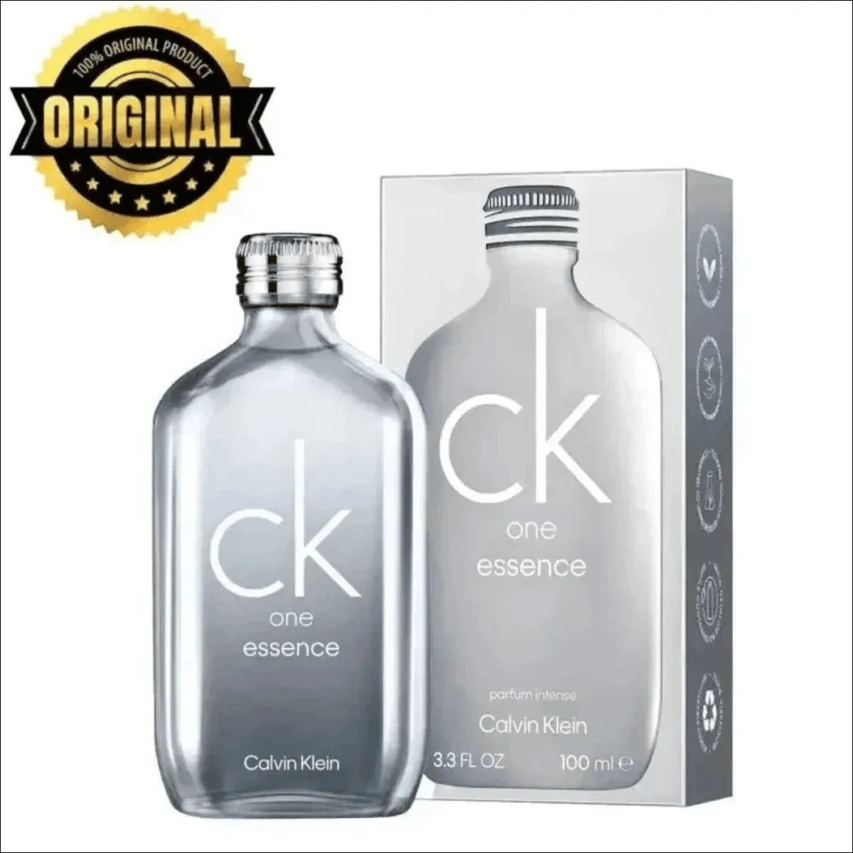 CK One Essence Calvin Klein 100ml - Perfume Unissex Intenso com Notas Amadeiradas e Cítricas - Jm Grife
