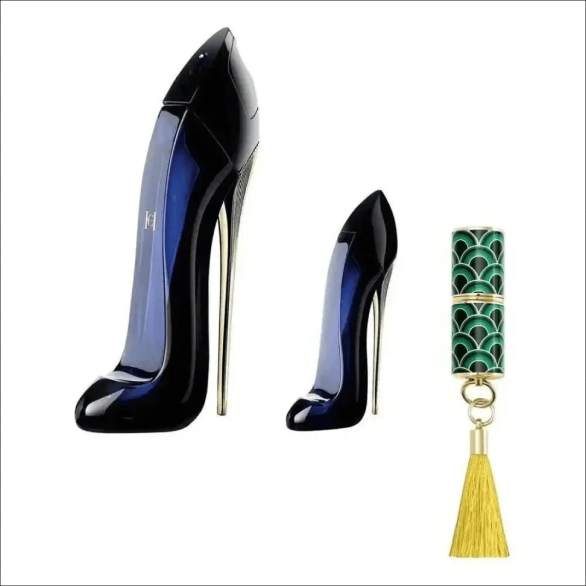 Conjunto de Perfumes Carolina Herrera Good Girl EDP 80ml, 7ml e Mini - Jm Grife - Carolina Herrera,Fragrância Luxuosa,Good Girl,optimized,Perfume Feminino - Jm Grife - Conjunto de Perfumes Carolina Herrera Good Girl EDP 80ml, 7ml e Mini