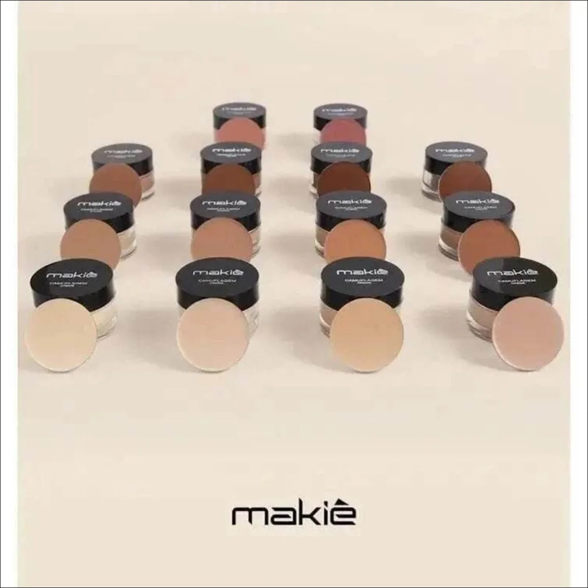 Corretivo Camuflagem Makiê 17g/4g - Alta Cobertura, Textura Natural e Resistência em Clima Quente - Jm Grife - camuflagem,issues,mais,maki,para,tons - Jm Grife - Corretivo Camuflagem Makiê 17g/4g - Alta Cobertura, Textura Natural e Resistência em Clima Quente