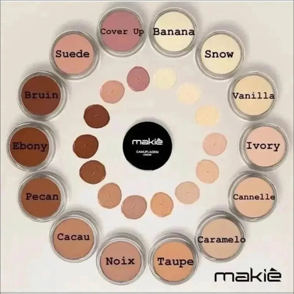 Corretivo Camuflagem Makiê 17g - Alta Cobertura, Resistência ao Calor e Efeito Matte Natural - Jm Grife - camuflagem,cobertura,issues,mais,maki,para - Jm Grife - Corretivo Camuflagem Makiê 17g - Alta Cobertura, Resistência ao Calor e Efeito Matte Natural