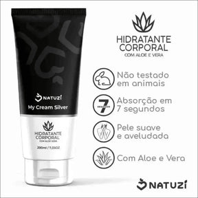 Creme Hidratante Corporal Natuzí 200ml - Hidratação Profunda e Textura Aveludada - Jm Grife - corporal,creme,hidratante,natuz,optimized,silver - Jm Grife - Creme Hidratante Corporal Natuzí 200ml - Hidratação Profunda e Textura Aveludada