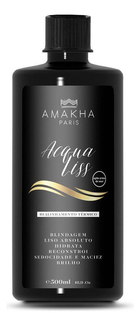 Acqua Liss Blindagem 500 Ml - Blindagem Capilar Amakha Paris com Efeito Liso Duradouro - Jm Grife - amakha,blindagem,linha,liss,optimized,profissional - Jm Grife - Acqua Liss Blindagem 500 Ml - Blindagem Capilar Amakha Paris com Efeito Liso Duradouro