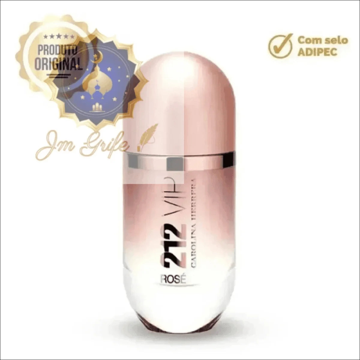 Eau De Parfum 212 VIP Rosé - Fragrância Exclusiva e Sofisticada para Mulheres - Jm Grife - carolina,herrera,optimized,para,parfum,perfume - Jm Grife - Eau De Parfum 212 VIP Rosé - Fragrância Exclusiva e Sofisticada para Mulheres