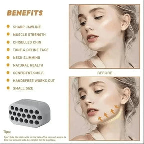 Exercitador Toner Facial Maxilar em Silicone com Resultados Visíveis - Jm Grife