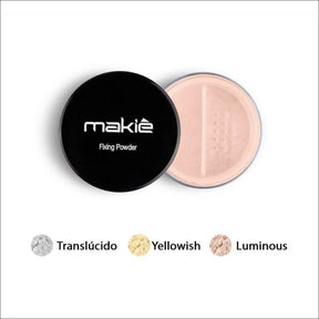 Fixing powder Makiê (pó solto translúcido) 8g - Jm Grife