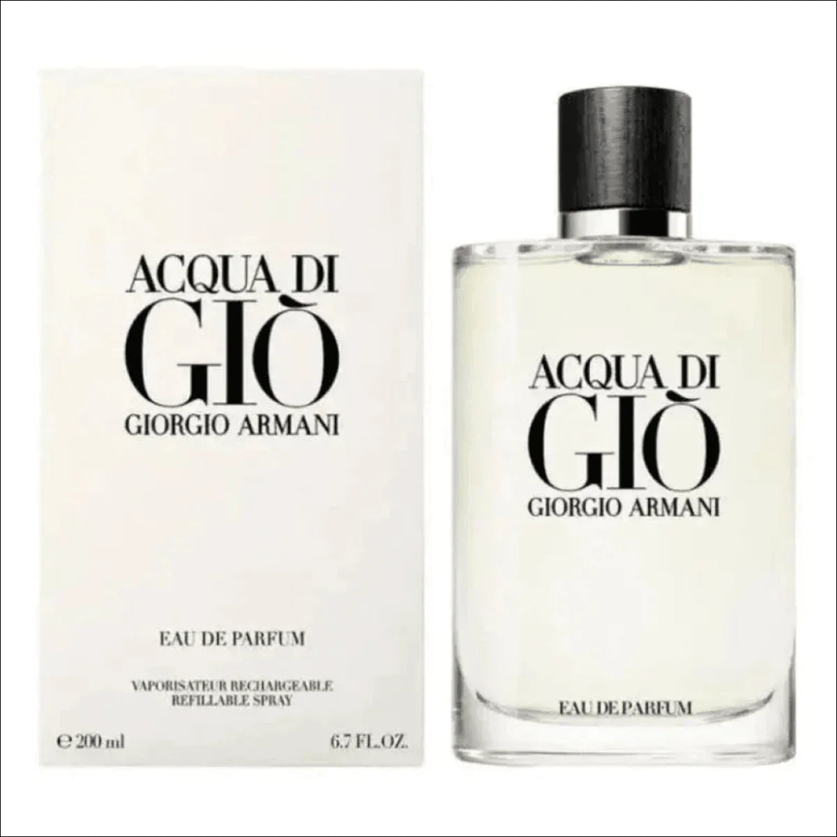 Frasco de Acqua di Giò Giorgio Armani Eau de Parfum Masculino - Jm Grife