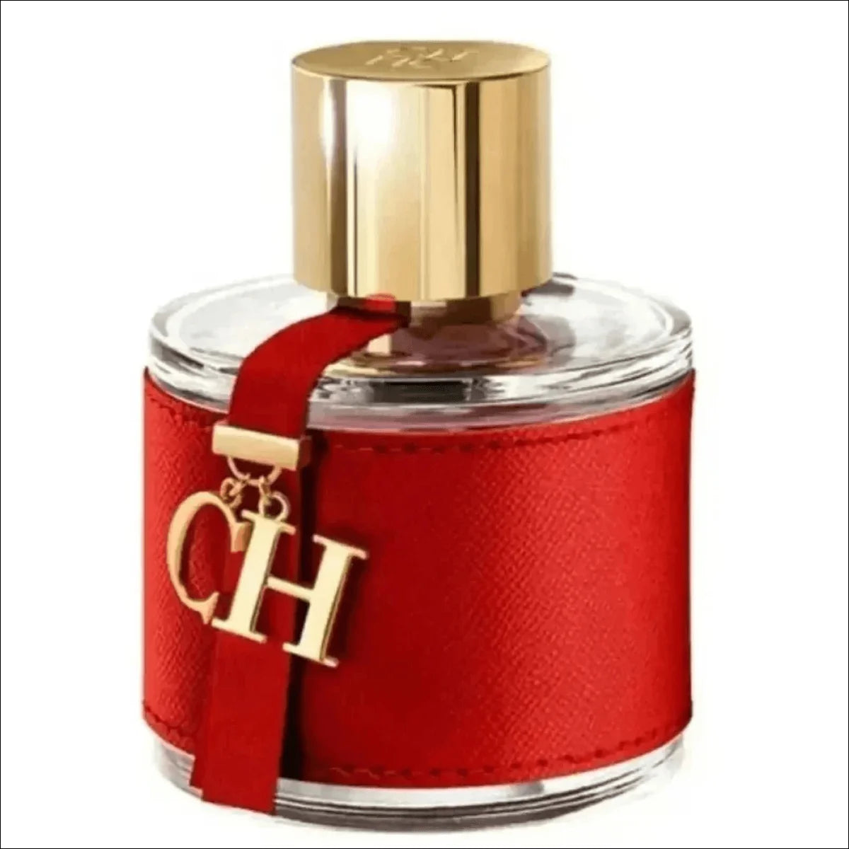 Frasco e Caixa do Perfume Carolina Herrera em Vermelho e Dourado - Jm Grife