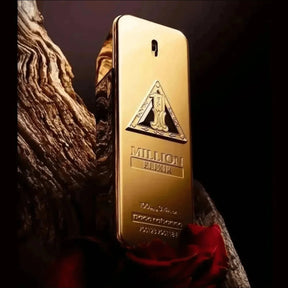Frasco de Perfume em Barra Dourada - Perfume Million Elixir Paco Rabanne Exclusivo - Jm Grife