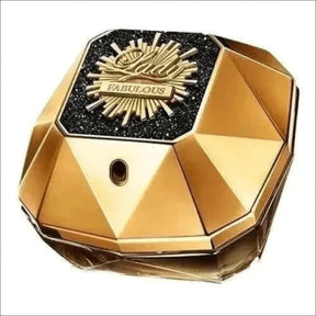 Frasco de Perfume Dourado Facetado Paco Rabanne Lady Million Fabulous - Perfume Paco Rabanne Lady Million Fabulous - Jm Grife