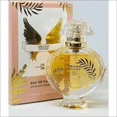 Frasco de Perfume Redondo com Detalhes em Ouro Inspiração Olympea - Jm Grife