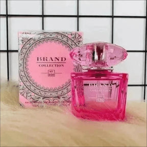 Frasco de Perfume Rosa Facetado 50ml - Inspiração Bright Crystal, Luxo e Sofisticação Feminina - Jm Grife