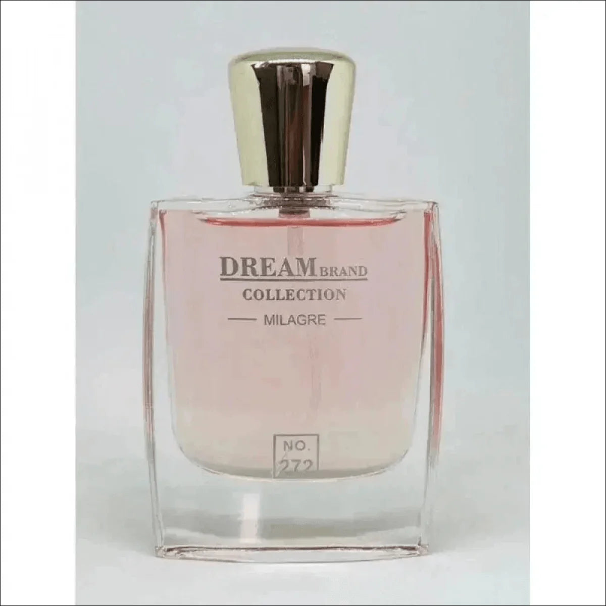 Frasco de Perfume Rosa com Tampa Dourada e Elegante Fragrância Floral - Jm Grife