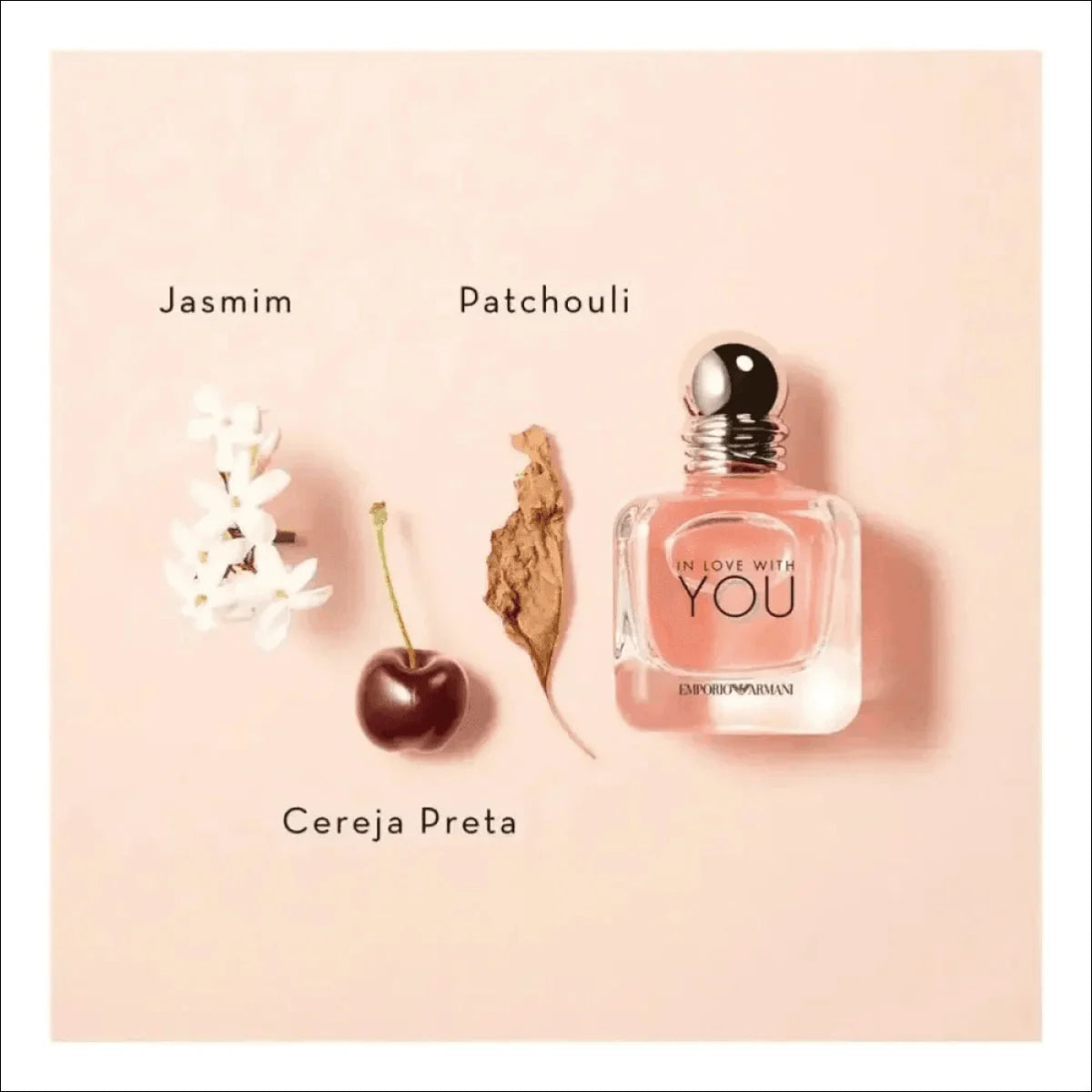 Giorgio Armani Love With You Perfume 50ml Cor de Pêssego - Jm Grife