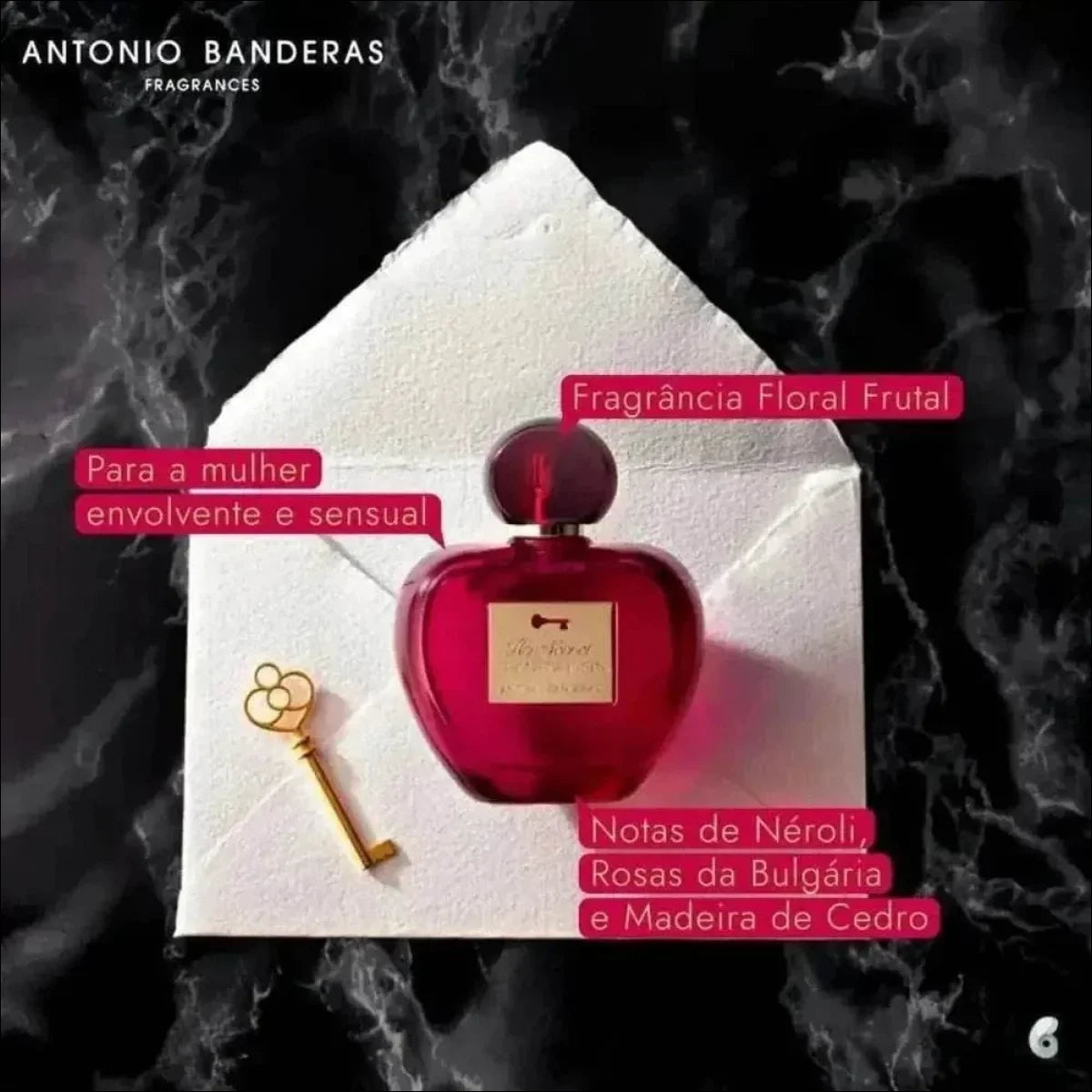 Her Secret Temptation Antonio Banderas Edt-perfume Fem. 50ml - Jm Grife