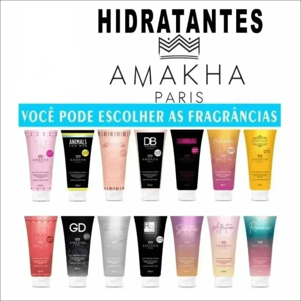 Hidratante Amakha Paris 80ml - Hidratação Profunda com Manteiga de Karité e Óleo de Amêndoas - Jm Grife
