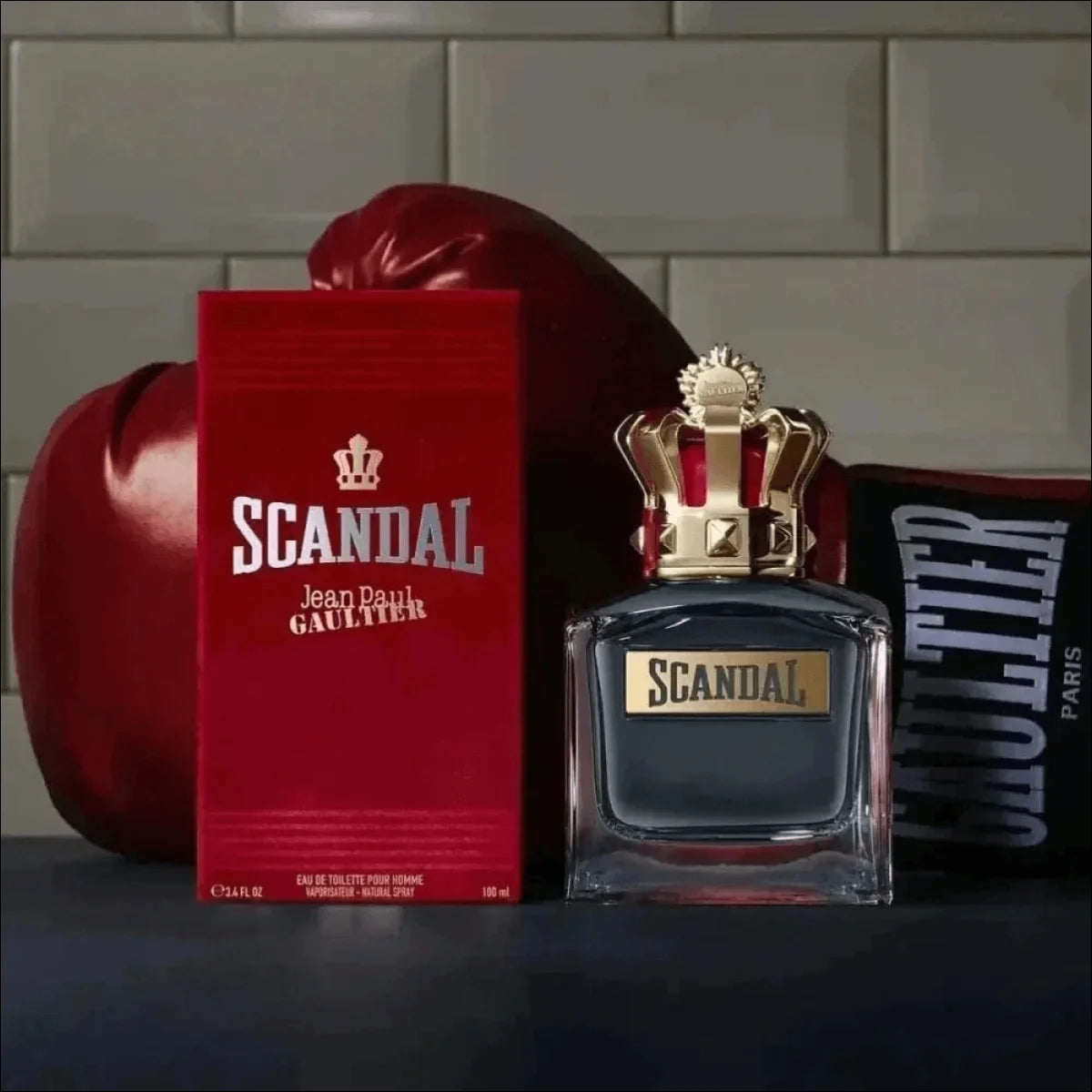 Jean Paul Gaultier Scandal Pour Homme Eau de Toilette 100ml - Fragrância Amadeirada e Sedutora - Jm Grife