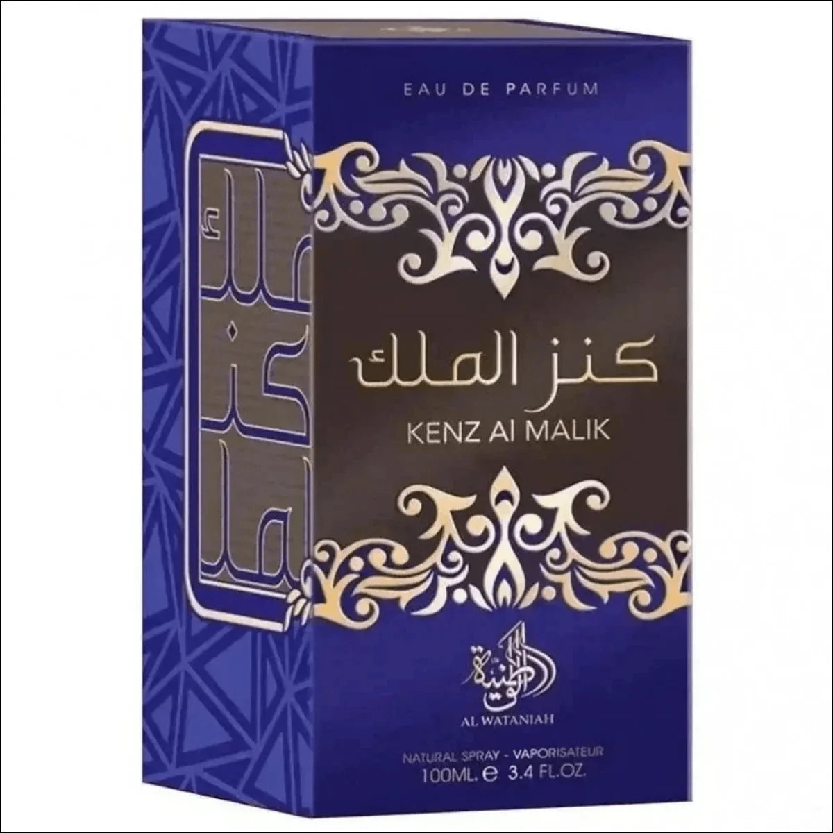 Kenz Al Malik Al Wataniah EAU De Parfum 100ml - Fragrância Marcante e Durável em Embalagem Elegante - Jm Grife