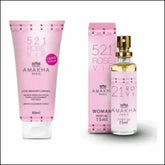 Kit Feminino Amkha Paris Vip Rose: 1 Perfume e 1 Hidratante Floral com Hidratação Luxuosa - Jm Grife