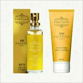 Kit Fortune Masculino: Perfume Importado, Creme Hidratante e Shampoo Revigorante para Homens - Seu Conjunto Ideal - Jm Grife