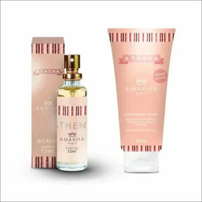 Kit Hidratante Amakha Paris: Perfume e Loção Dourada para Homens com Hidratação e Sofisticação - Jm Grife