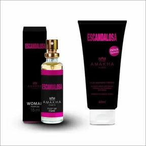 Kit Hidratante Amakha Paris: Perfume e Loção Dourada para Homens com Hidratação e Sofisticação - Jm Grife