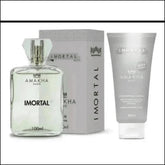Kit Masculino Amakha Paris: Perfume Amadeirado 100ml e Loção Hidratante 80ml - Jm Grife