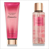 Kit Romantic Body Mist Splash Perfume 250ml + Creme Hidratante 236ml Victoria's Secret Original Nt Fiscal. - Jm Grife
