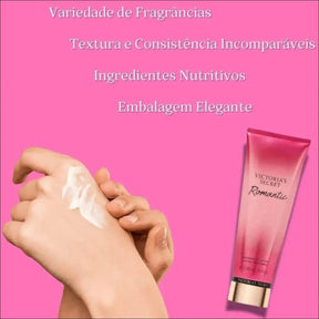 Kit Romantic Body Mist Splash Perfume 250ml + Creme Hidratante 236ml Victoria's Secret Original Nt Fiscal. - Jm Grife