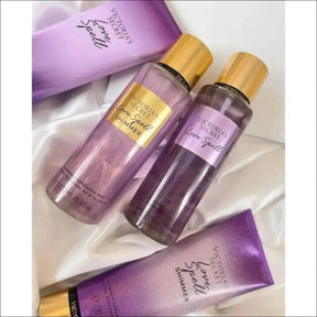 Kit Shimmer Victoria's Secret Kit Creme Hidratante 236ml + Body Splash Corporal 250ml Glitter Brilho - Jm Grife