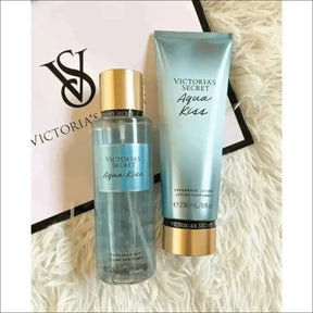 Kit Victoria Secrets Fragrâncias: Aqua Kiss e Pure Seduction para Hidratação e Frescor - Jm Grife