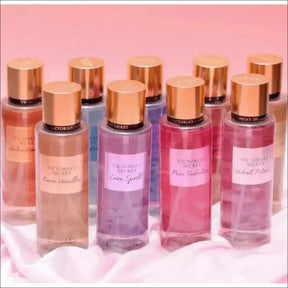 Kit Victoria Secrets Fragrâncias: Aqua Kiss e Pure Seduction para Hidratação e Frescor - Jm Grife