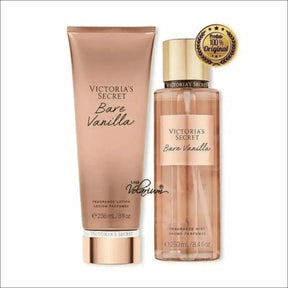 Kit Victoria's Secret Bare Vanilla - Loção Hidratante e Névoa Aromática de Longa Duração - Jm Grife