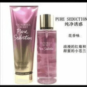 Kit Victoria's Secret Pure Seduction: Loção Hidratante Victoria's Secret e Névoa de Fragrância Longa Duração - Jm Grife