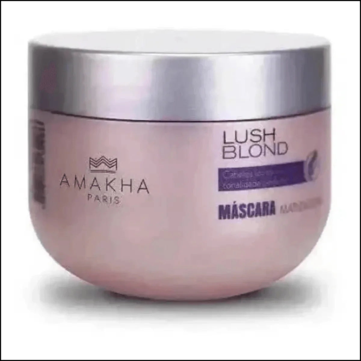 Máscara Matizadora para Cabelos Louros Lush Blond 300g - Amakha Paris Neutraliza Tons Amarelados - Jm Grife