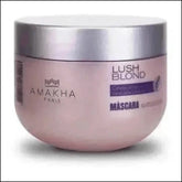 Máscara Matizadora para Cabelos Louros Lush Blond 300g - Amakha Paris Neutraliza Tons Amarelados - Jm Grife