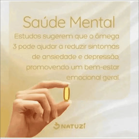 Ômega 3 1000mg Suplemento de Alta Qualidade para Coração, Cérebro e Visão - Jm Grife