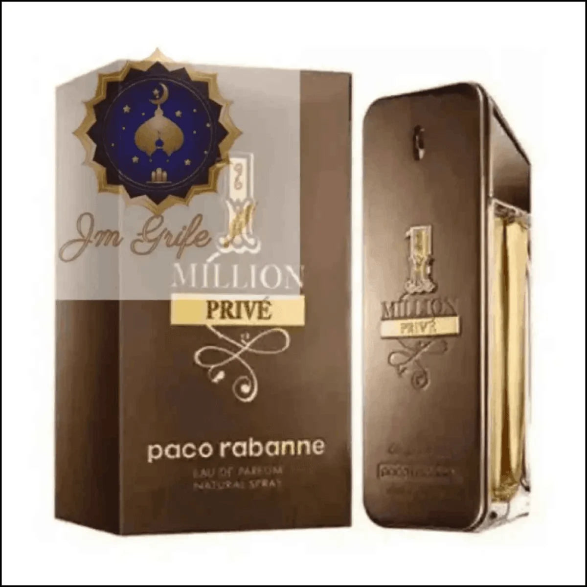 One Million Prive 100ml Eau De Parfum - Fragrância Duradoura e Sofisticada para Homens - Jm Grife