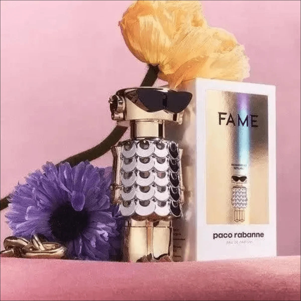 Paco Rabanne Fame Eau de Parfum 30ml Feminino Recarregável - Fragrância Sedutora e Elegante - Jm Grife