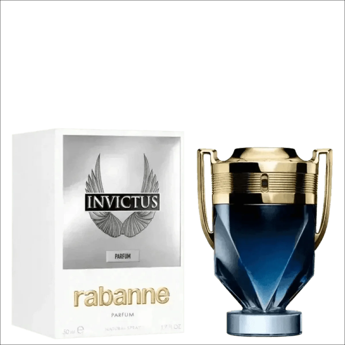 Paco Rabanne Invictus Parfum 100ml - Perfume Amadeirado Aquático para Homens Fortes e Poderosos - Jm Grife