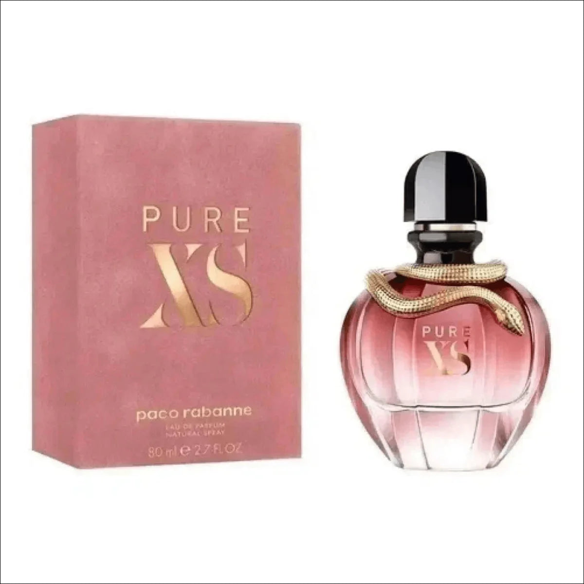 Paco Rabanne Pure XS Her EDP 80ml Fragrância Floral Oriental em Frasco Rosa - Jm Grife