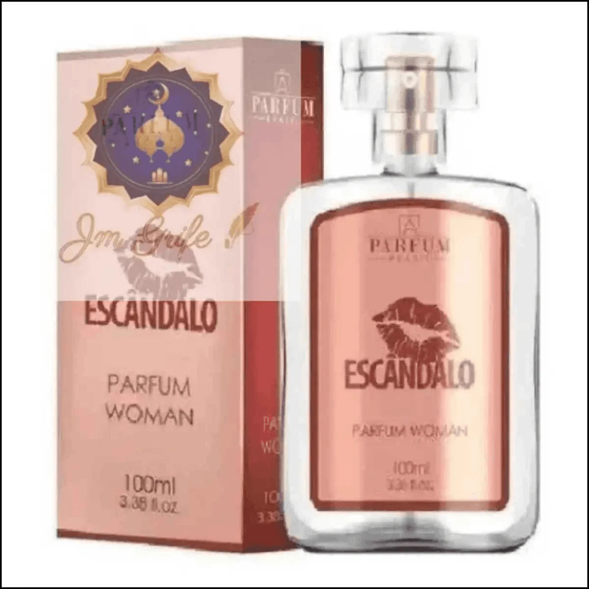 Parfum Brasil Escândalo EDP 100ml - Perfume Feminino Elegante com Notas de Rosa e Âmbar - Jm Grife