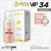 Perfume Aerosol VIP N 34 - Olympea com Notas Florais e Amadeiradas, Longa Duração - Jm Grife