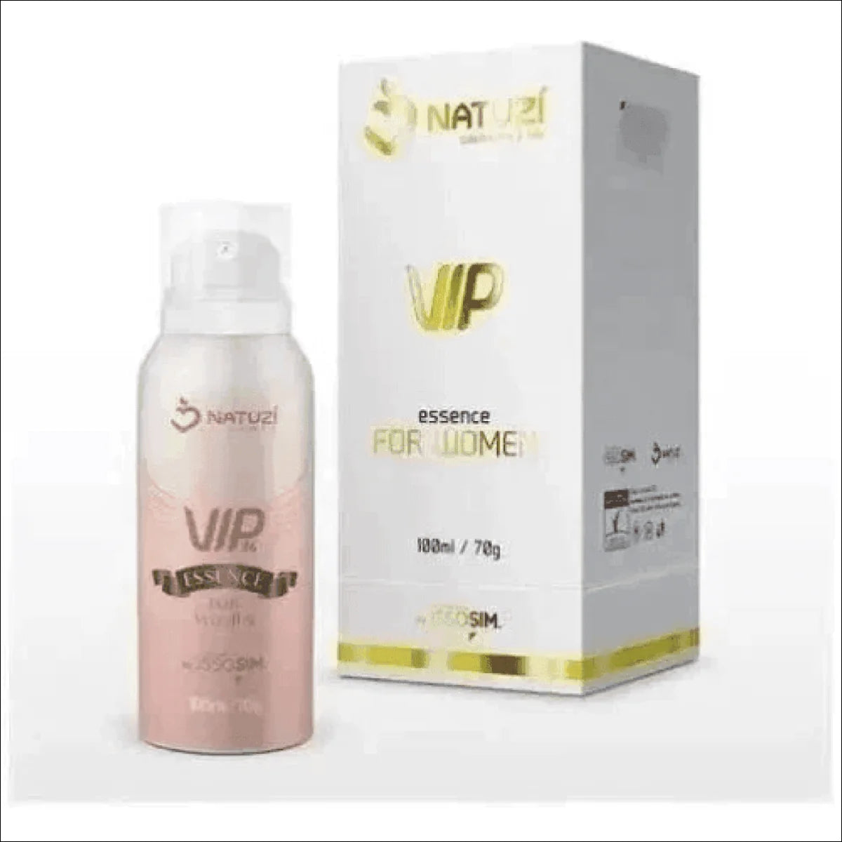 Perfume Aerosol VIP N 34 - Olympea com Notas Florais e Amadeiradas, Longa Duração - Jm Grife